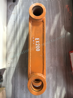 8076541 Ex200 Hitachi Ekskavatör Kova Bağlantısı Turuncu Çelik H Bağlantısı