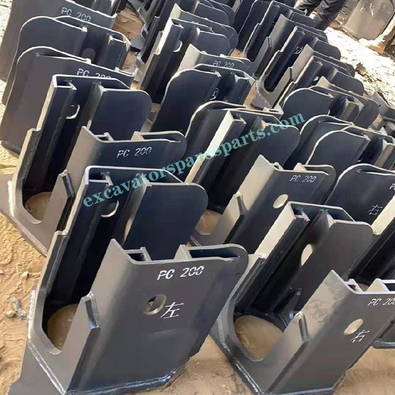 Ekskavatör kılavuz tekerleği ön çatal E320 PC200 PC360 E307 DH55 ekskavatör için yürüyen aksam parçaları